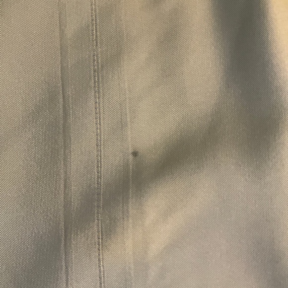 Vintage Chanel spring green / blue midi skirt w/ back slits, XS (34) - Picture 12 of 12